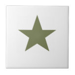 Carreau Olive Star<br><div class="desc">Carrelage en céramique Olive Star. Les étoiles sont toujours à la mode !</div>