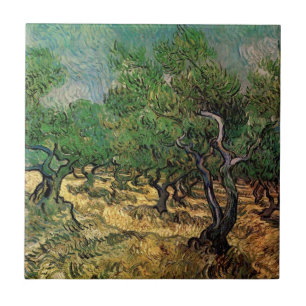 Carreau Oliveraie par Vincent van Gogh