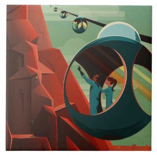 Carreau Olympus Mons sur Mars, le plus haut volcan du syst