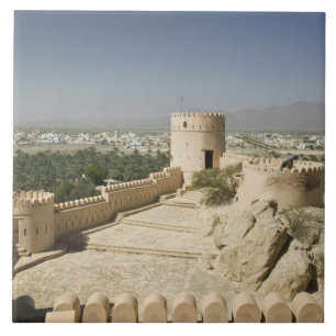 Carreau Oman, la plaine de Batinah, Nakhal. Fort Nakhal, à