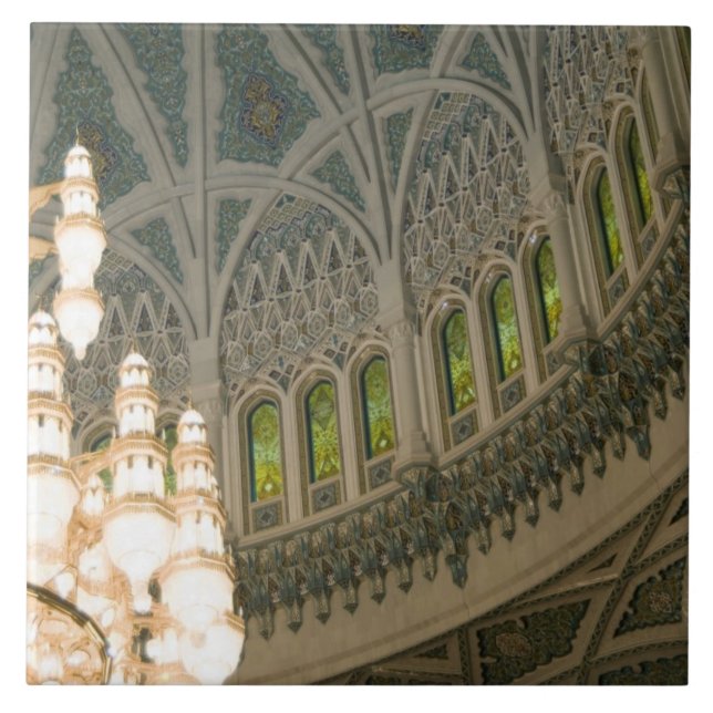 Carreau Oman, Muscat, mosquée du sultan Qaboos (Devant)