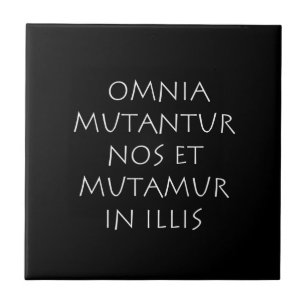 Carreau Omnia mutantur nos et mutamur in illis