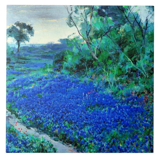 Carreau Onderdonk - Bluebonnets dans le matin de Misty (Devant)