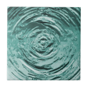 Carreau Ondulation Teal de l'eau