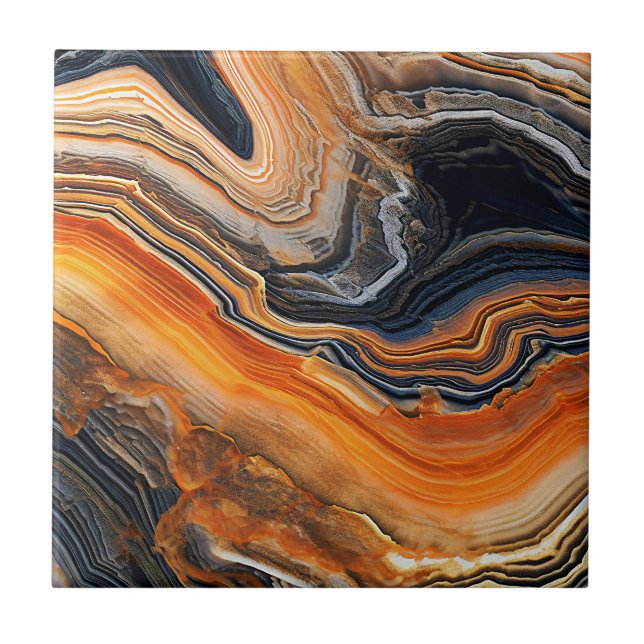 Carreau Onyx Marble Art Ceramic Tile (Devant)