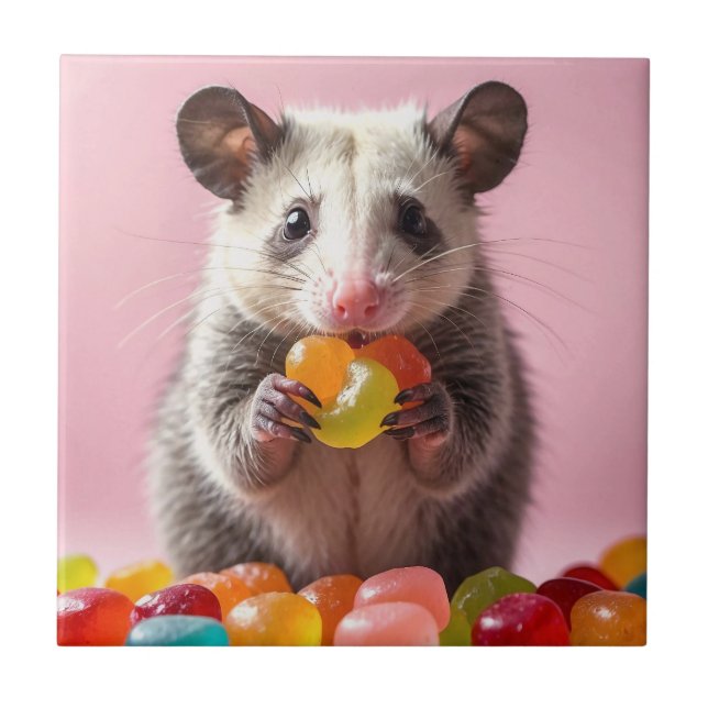 Carreau Opossum Manger Gummy Sweeties (Devant)