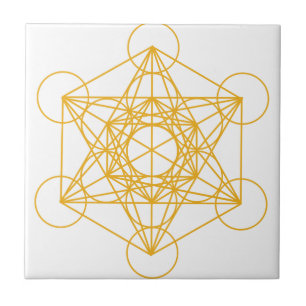 Carreau Or de cube en Metatron