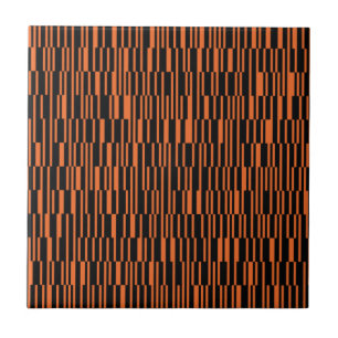 Carreau Orange, cool, tendance, art graphique géométrique