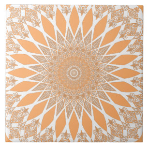 Carreau Orange Melon Tristyns Mandala