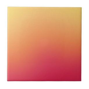 Carreau Orange Rouge Ombre Gradient Blur Abstrait Design