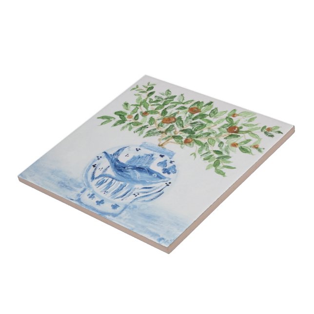 Carreau Orange Tree Topio Ginger Jars Jar Art (Côté)