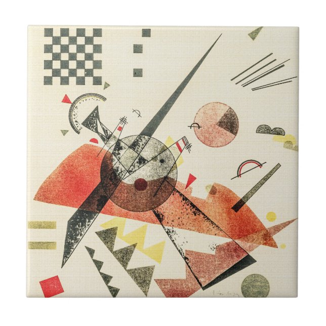 Carreau Orange - Wassily Kandinsky Art moderne (Devant)