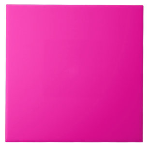 Carreau Orchidée fluorescente Hot Orchid rose personnalis