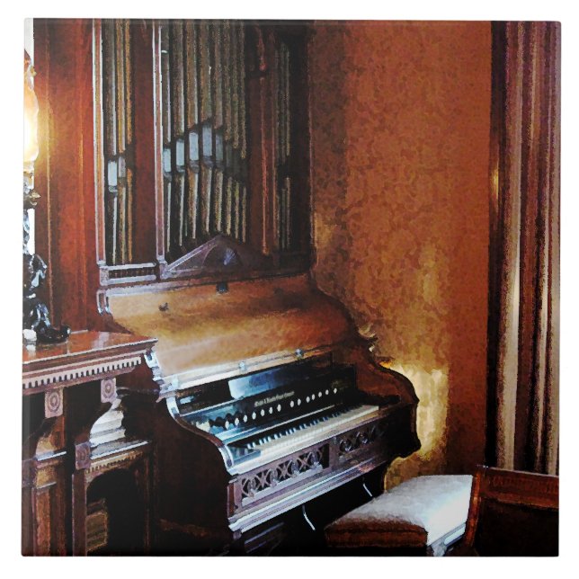 Carreau Orgue à tuyaux dans le salon (Devant)