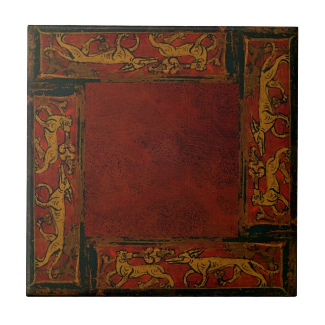 Carreau Original antique quatre de conceptions de quatre (Devant)