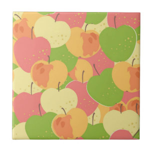 Carreau Ornement avec des pommes