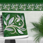 Carreau Ornement de la feuille de mosaïque<br><div class="desc">Ornement de la feuille de mosaïque</div>