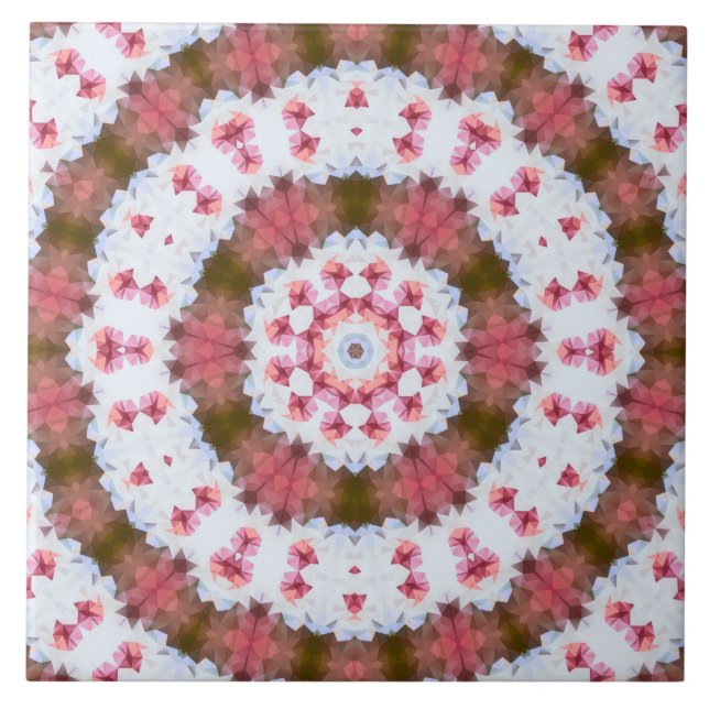 Carreau Ornement rond, mandala (Devant)