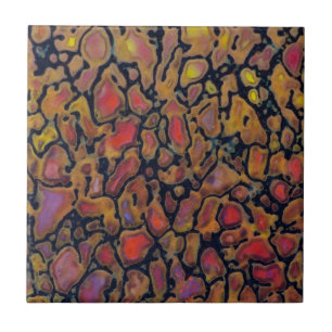 Carreau Os de dinosaure à motifs