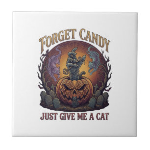 Carreau Oublie les bonbons, donne-moi simplement un chat H