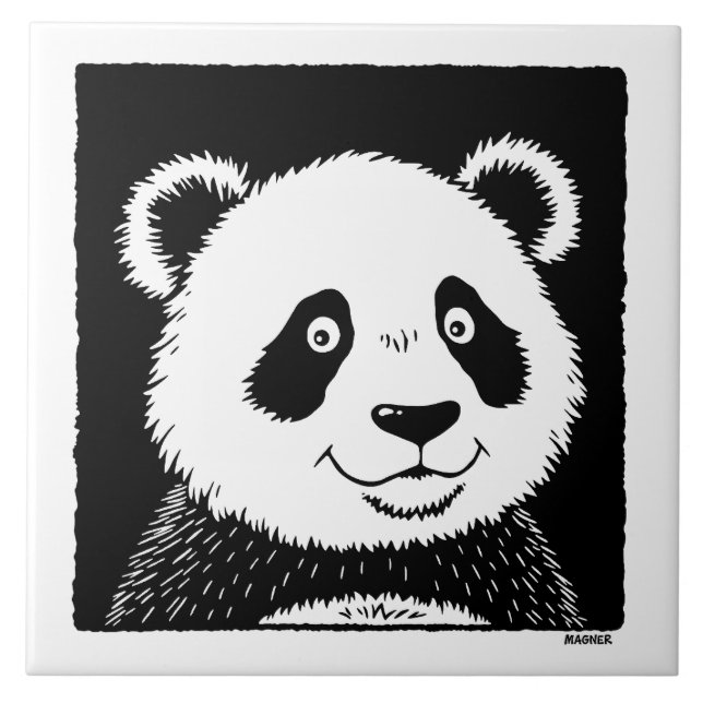 Carreau Ours géant Panda (Devant)