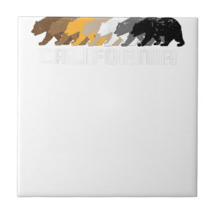 Carreau Ours gris de Californie déprimé