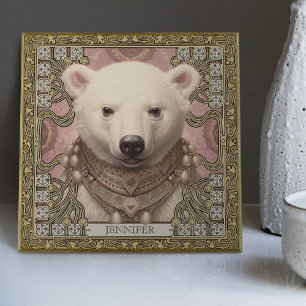 Carreau Ours Polaire Esprit-Animal Carpetpunk Altarpiece