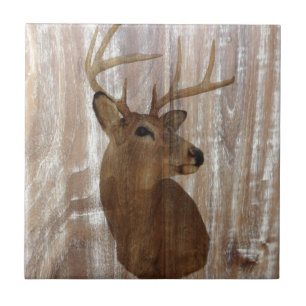 Carreau Outdoorsman Western Primitive grange cerf de bois