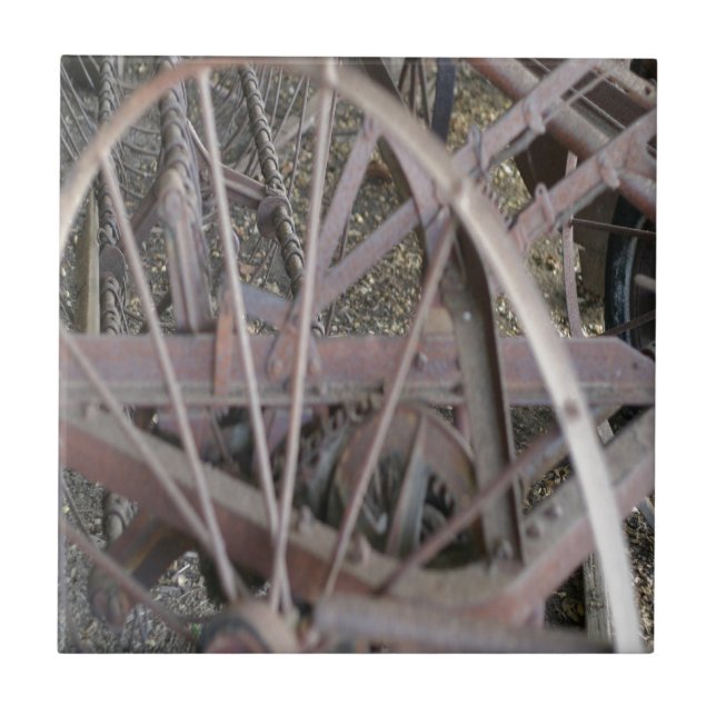 Carreau Outils antiques de ferme (Devant)