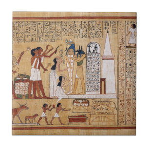 Carreau Ouverture du livre de cérémonie de bouche des