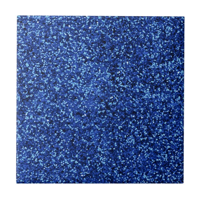 Carreau Paillettes Bleues (Devant)