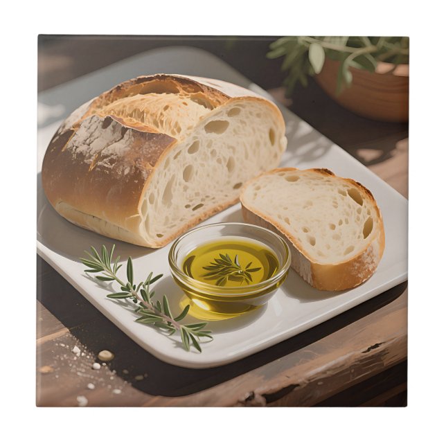 Carreau Pain de campagne au levain Huile d'olive (Devant)