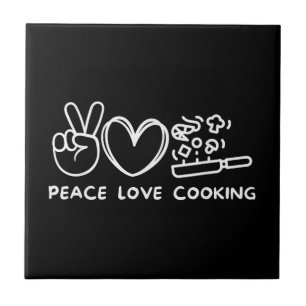 Carreau Paix, Amour Cuisine Rétro Cuisine Amateur Chef Nou