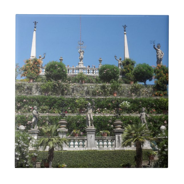 Carreau Palais Borromeo à Stresa, Italie (Devant)