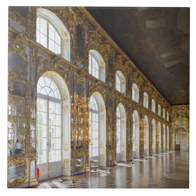 Carreau Palais Catherine, détail de la Grande Salle (Devant)