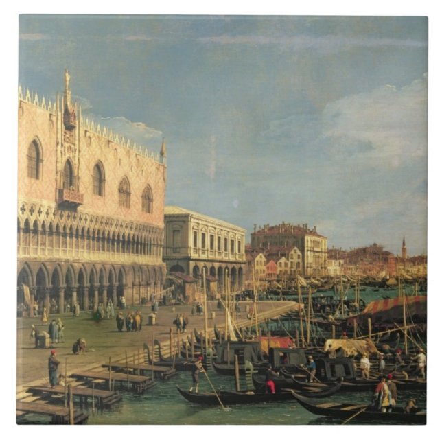 Carreau Palazzo Ducale et le degli Schiavoni, Venic de (Devant)