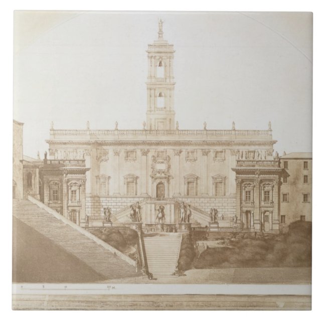 Carreau Palazzo Senatorio, le capitol, Rome, de 'Fragme (Devant)