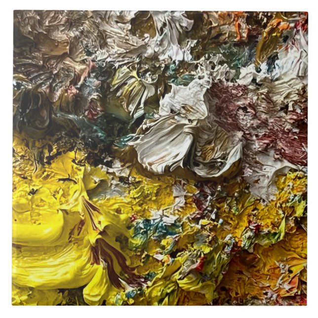 Carreau Palette de l'artiste #1 (Devant)