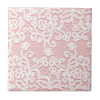 Pâlissez - la dentelle rose, blanc, cru,