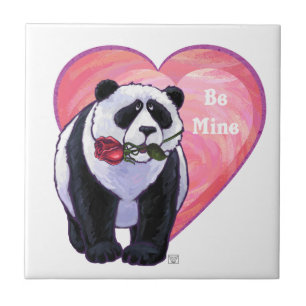 Carreau Panda Bear Saint Valentin