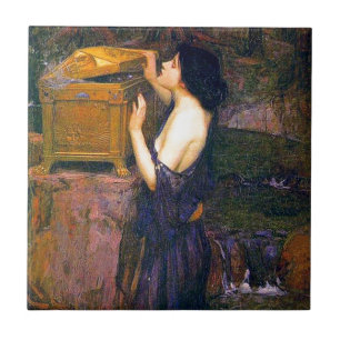 Carreau Pandora par John William Waterhouse