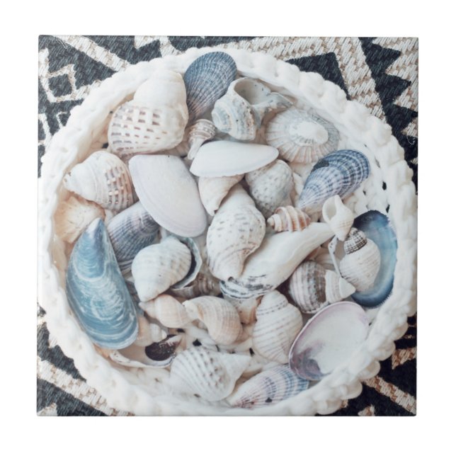 Carreau Panier de texture de tapis sur la plage (Devant)