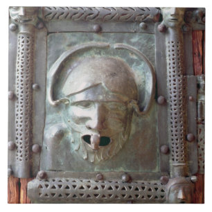 Carreau Panneau de gargouille de la porte gauche du