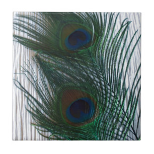 Carreau Paon avec le blanc