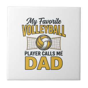 Carreau Papa de volley Mon joueur préféré m'appelle Papa D
