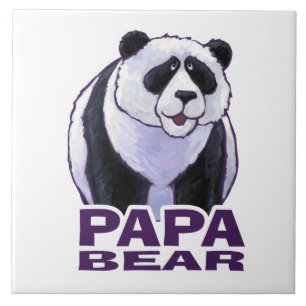 Carreau Papa Panda Bear