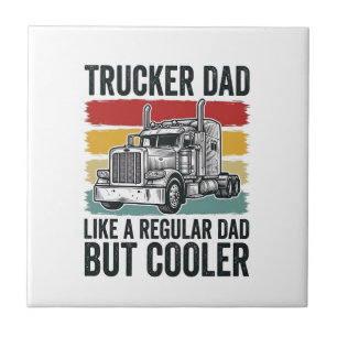 Carreau Papa routier comme un papa normal mais t-shirt plu