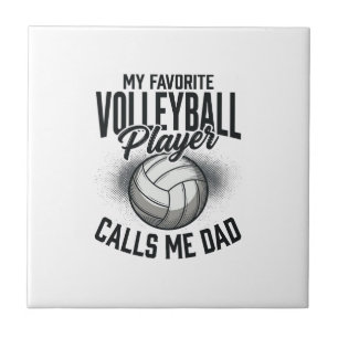 Carreau Papa volley Mon joueur préféré m'appelle Papa Des