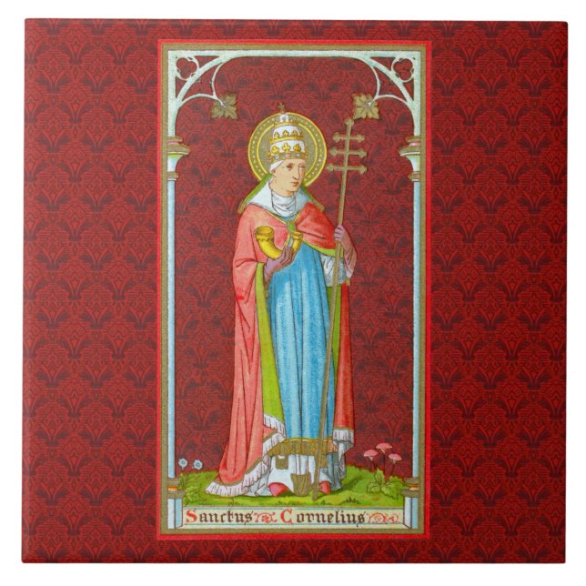Carreau Pape St. Cornelius (SAU 042) (Devant)