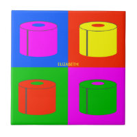 Papier de toilette psychédélique rétro Pop Art Vib